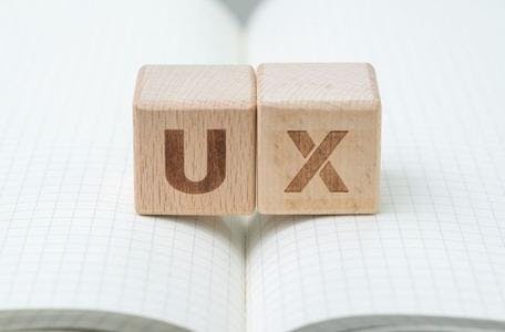wooden blocks printed with UX